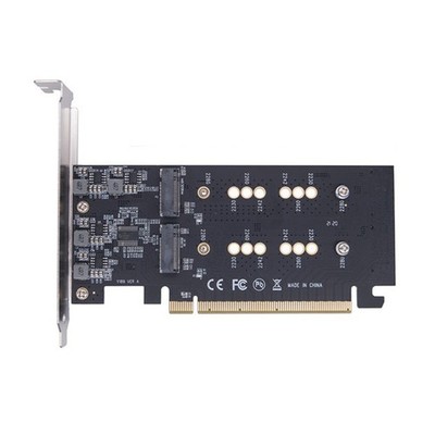 M.2 M Key SSD auf PCIe X16 4 Bay Split Array-Karte 4x32 Gbit/S für M.2 NVME9512