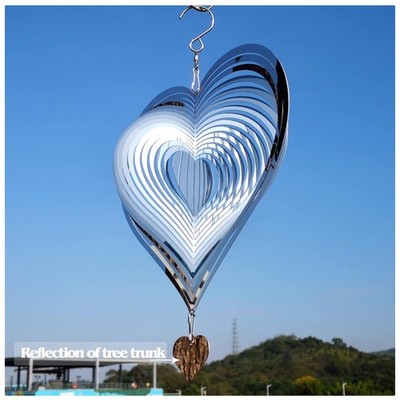 Durable Stainless Steel Wind Spinner - Yard Bird Deterrent