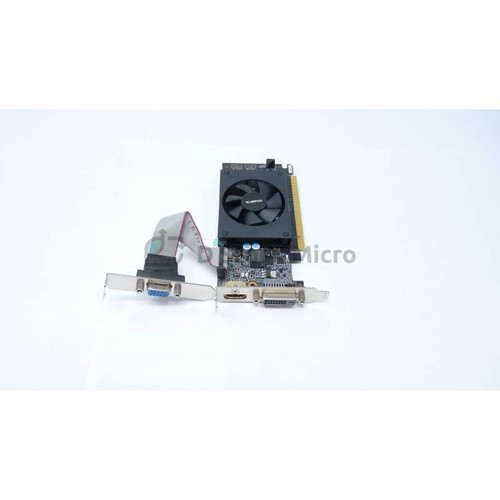 Carte vidéo PCI-E Gigabyte NVIDIA GeForce GT 710 2Go GDDR3 - GV-N710D3-2GL - FRA - Picture 2 of 3