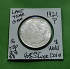 1921 P Morgan Silver Dollar FLASHY BU Gem TRUE BEAUTY Higher Grade Silver Coin