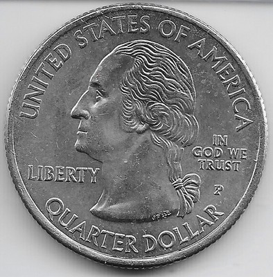2009 P District of Columbia Quarter Error Doubled Die Reverse DDR