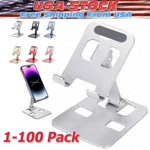 Téléphone de table universel réglable en métal iPad Comprimé Stand pliable Lot