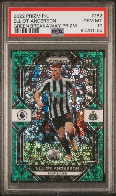 Elliot Anderson Green Breakaway Prizm #182.