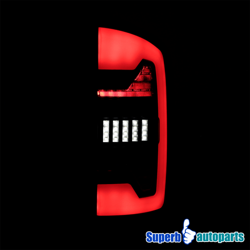 For 2002-2006 Dodge Ram 1500 2500 Full LED Black Smoke Tail Lights Brake Lights - Picture 8 of 13