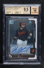 2015 Bowman Draft Chrome Pick DJ Stewart #BCA-DST BGS 9.5 GEM MINT Auto e8i