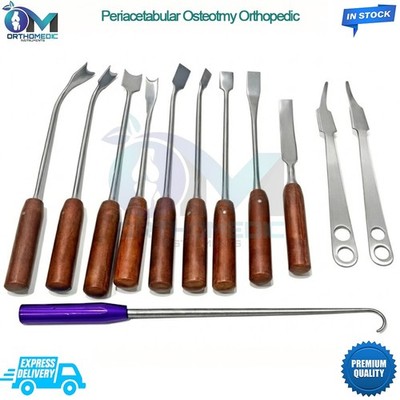 Periacetabular Osteotmy Orthopedic Instruments set of 12 pcs