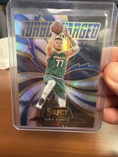 2020-21 Panini Select Luka Doncic Turbocharged Silver Prizm #1 Dallas Mavericks 