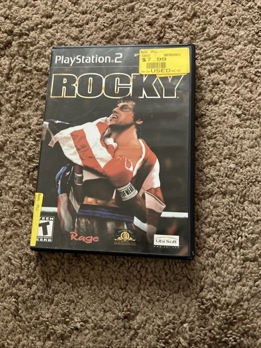 Rocky Sony PlayStation 2, 2002  PS2 Disc And Manual can’t test