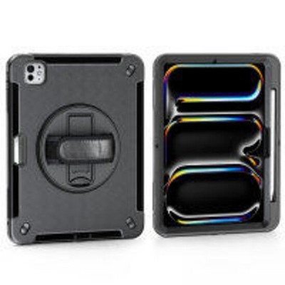 4smarts Rugged Case Grip für Apple iPad Pro 11'' (M5, 2025/M4, 2024) schwarz