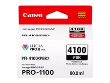 Canon PFI-4100 80ml Pigment Ink Tank for imagePROGRAF PRO-1100 Printer, Photo Bl