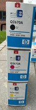 Original HP Q2670A/Q2672A/Q2673A 3er Set - Originalverpackt Neu Versiegelt