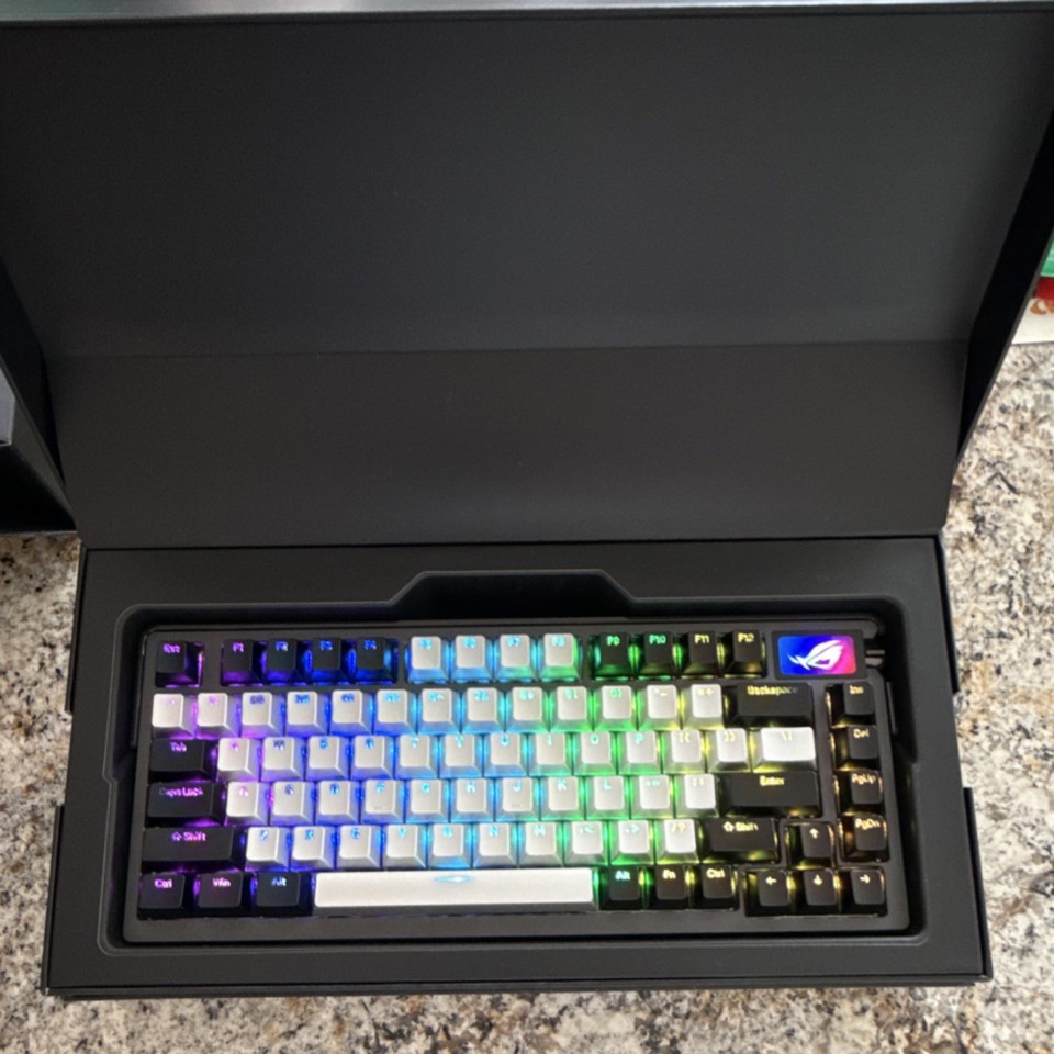 ASUS ROG Azoth Extreme + Aluminum Alloy Translucent Enamel Keycaps | eBay