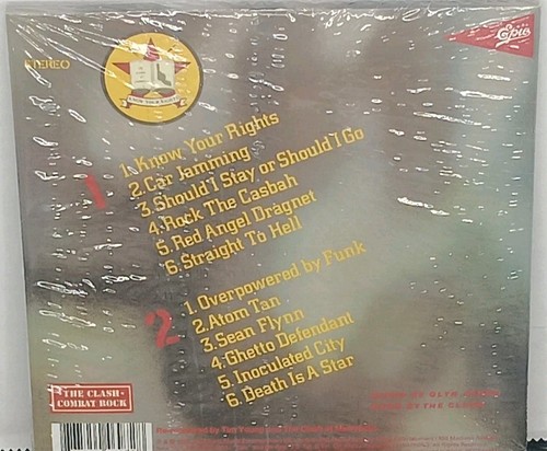 THE CLASH - Combat Rock (remastered) Deluxe CD ~ Original Recording. New Sealed - Picture 5 of 6