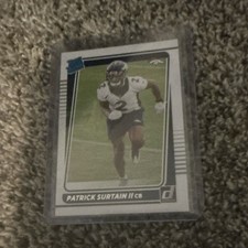 Donruss Patrick Surtain II Rookie Denver Broncos NFL Football Trading Card