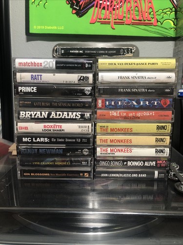 Cassette Tape Lot: Kate Bush, Frank Sinatra, Heart, John Lennon, The Monkees