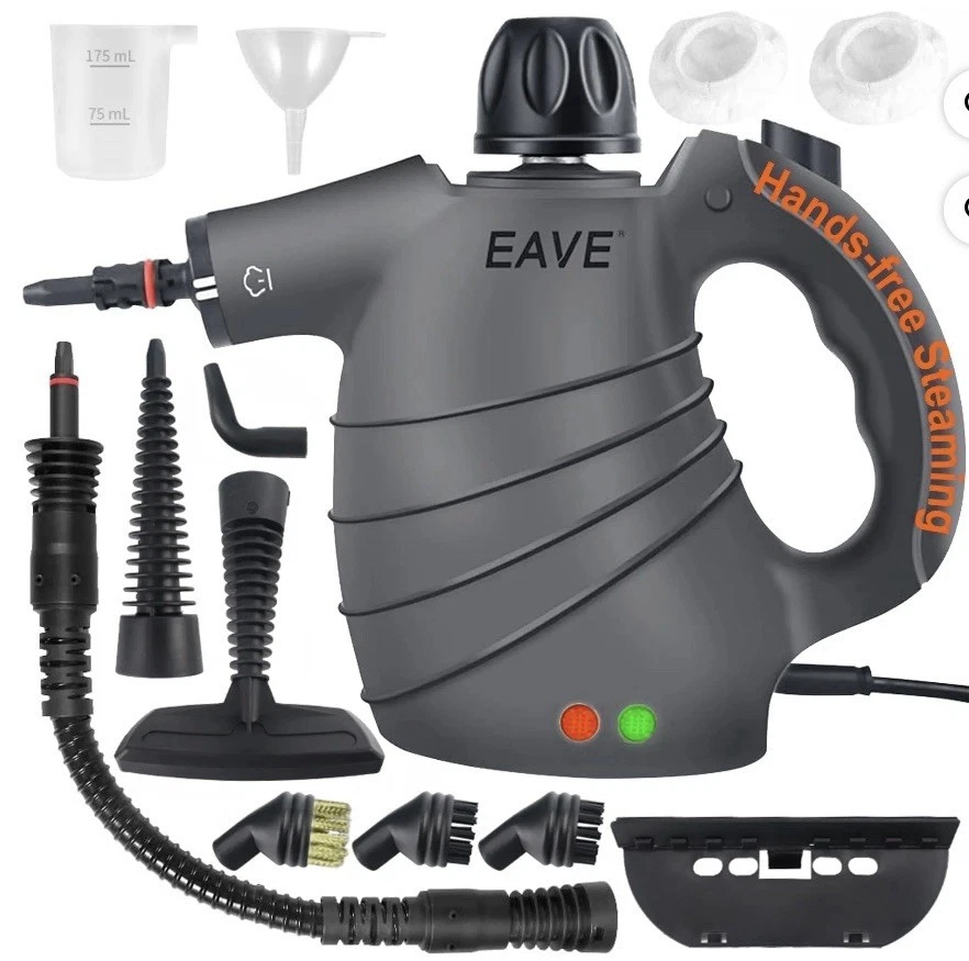 EAVE Handheld Steam Cleaner,Portable Steamer for Car,Furniture , Upholstery,Tile
