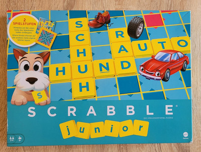 Mattel Games - Scrabble Junior - gebraucht - vollständig