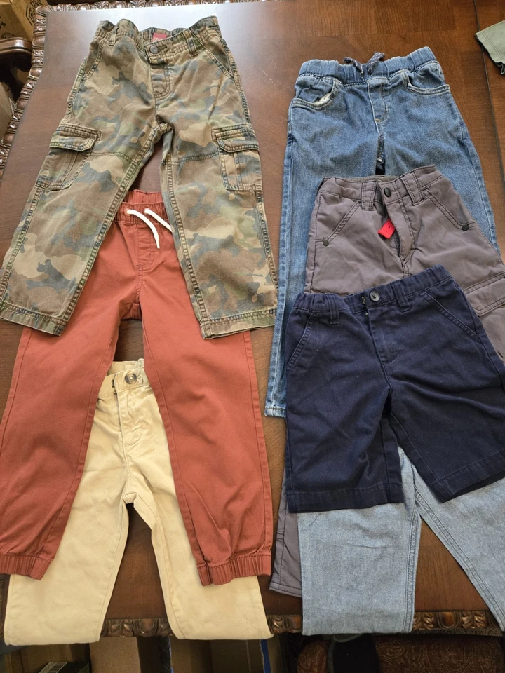Gently Used Boys Size 5T Bottoms For The Year, Including Pants, And Shorts - Image 3 of 4