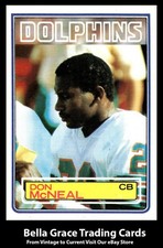 1983 Topps Don McNeal #316 Miami Dolphins Rookie NFL Football
