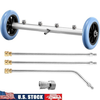 #ad Under Car Pressure Washer Attachment Garden Hose Compatible 4000 PSI Cleaner New $55.08