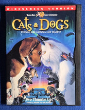 WARNER BROS - CATS DOGS - DVD - 2001 - RATED PG - Jeff Goldblum