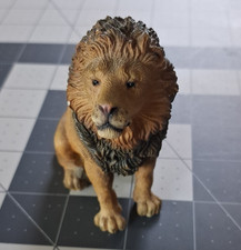 Figura animal león sentado figura de juguete - figura de león animal estatuilla juguete