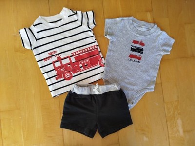 Shorts + T-Shirt s + Body   Marke Carter's Größe 6 Monate (   sammeln+ sparen)
