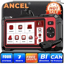 ANCEL DS400 Elite Car Active Test ABS SRS TCM OBD2 Scanner Diagnostic Scan Tool