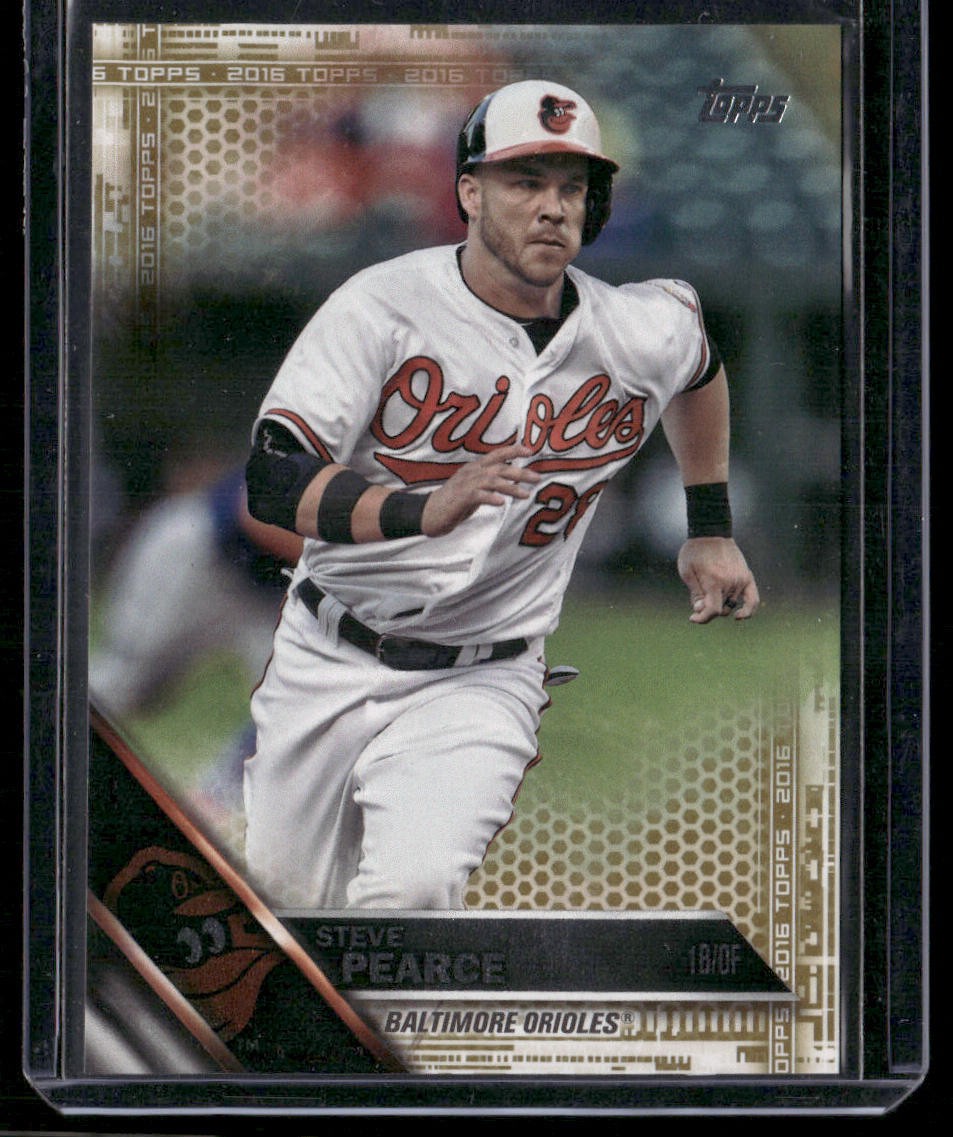 Steve Pearce 2016 Topps Update Gold #US51 SN Baltimore Orioles