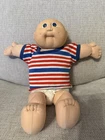 Vintage 1982 Xavier Roberts Signed Cabbage Patch Kids Boy Doll Blue Eyes