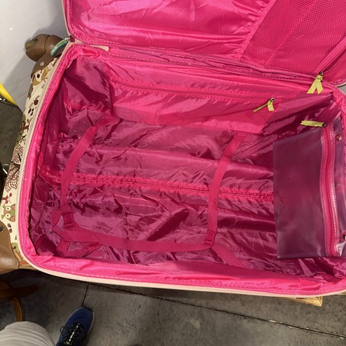 Lily Bloom Luggage 28" Expandable Suitcase W/ Spinner Wheels Forest Friends - Picture 11 of 11