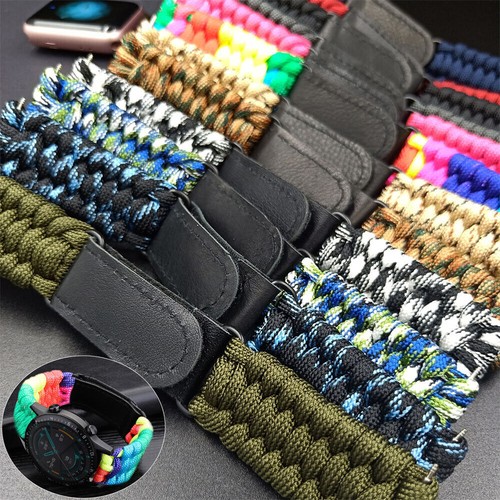 Nylon Rope Band Strap For Samsung Galaxy Watch 4 Classic 42/46mm 3 41/45mm S3 S2 - Picture 2 of 22
