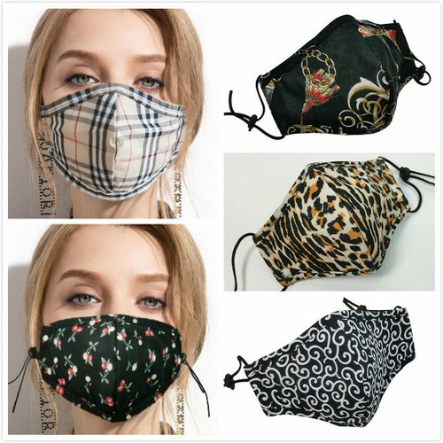 UK Washable Reusable Handmade Cotton Face Mask - Picture 2 of 26