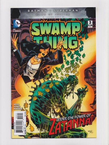 Swamp Thing #3 DC Comics 2016 Kelley Jones Cover A Zatanna hochwertig fast neuwertig +