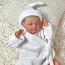 Mini Reborn Baby Dolls 10 pollici rinascita addormentata ragazzo giocattolo bambola neonato realistica