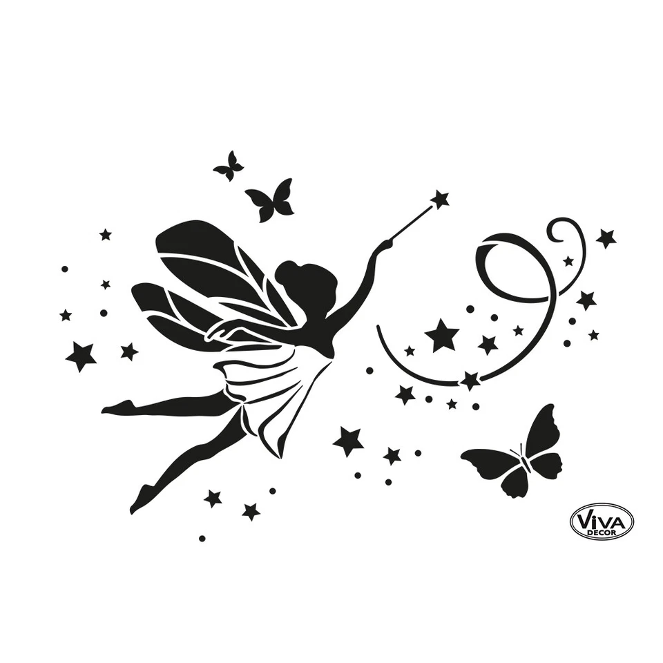 Viva Decor Universal Schablone A4 Elfe