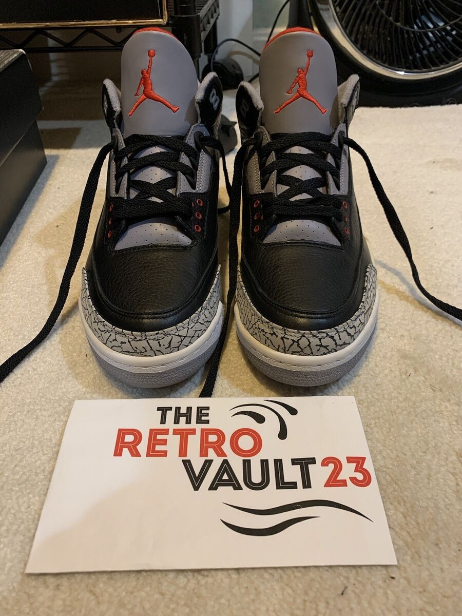 Nike Air Jordan 3 Retro Black Cement OG 2001 sz 11 DS 88 Nike Air Jordan 3 Retro Black Cement OG 2001 sz 11 DS 88