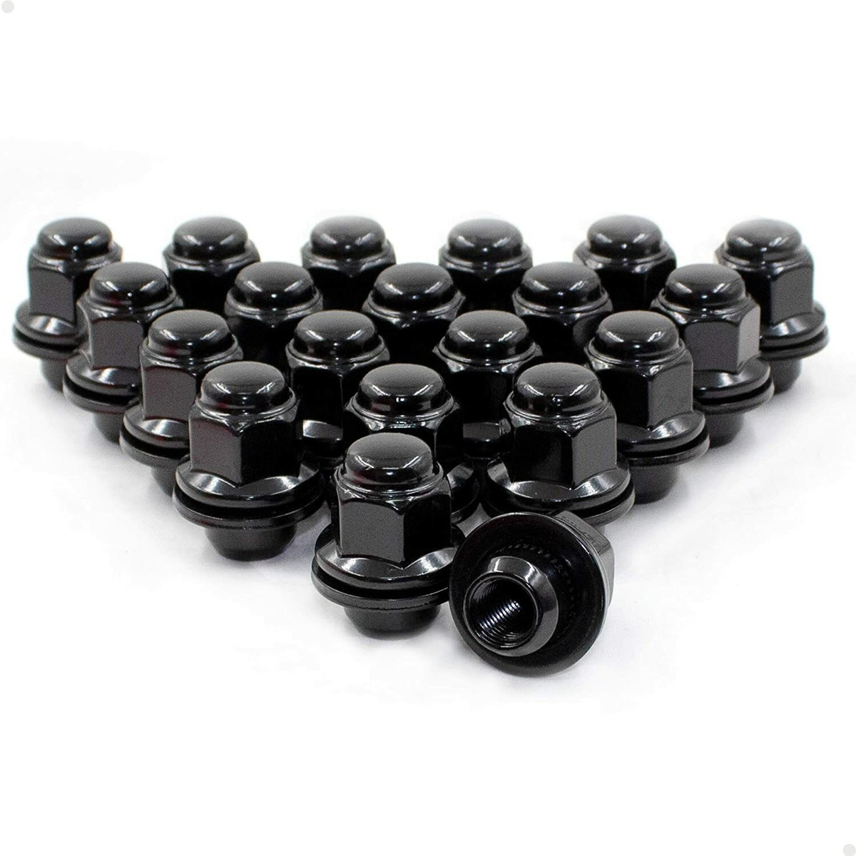 YGG777　1 20 Black Mag Lug Nuts 12x1.25 Fits Nissan 350z 370z GTR