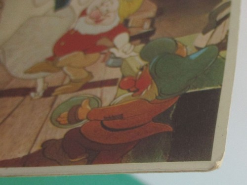 Blancanieves Los Siete Enanitos y Dopey Postal Walt Disney Lámina Metálica Arte 6"X4" - Imagen 14 de 18