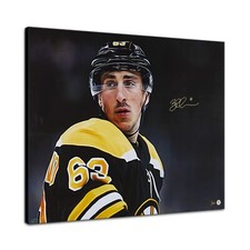 Brad Marchand Signed Boston Hockey Portrait 26x32 Art Canvas /20