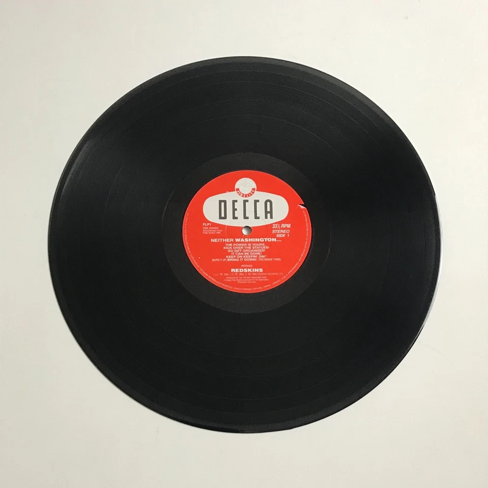 Redskins - Neither Washington Nor Moscow LP Vinyl Record - FLP 1 - Image 3 of 4