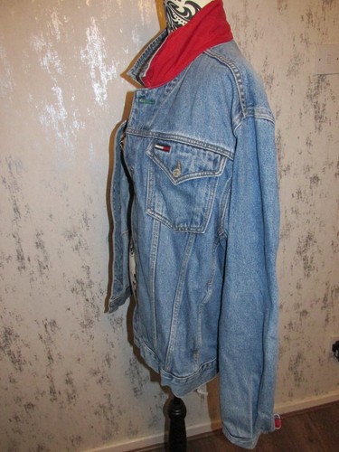 Tommy Hilfiger Jeansjacke XL Vintage Mantel, blau - Bild 8 von 9