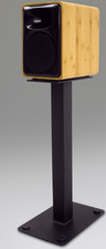 Horns Fp6 Speakers With Stands, One Pair, Finest Quality, Natural Bamboo