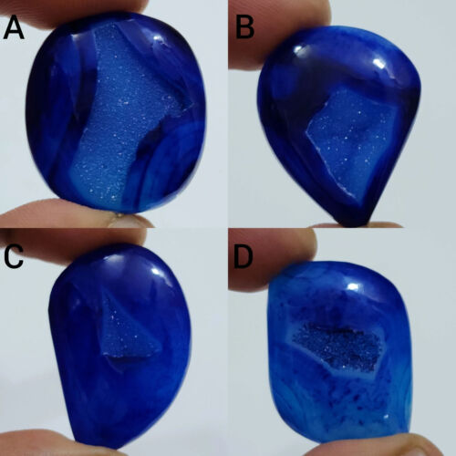 Beautiful Designer Window Druzy Agate Cabochon Mix Shape Loose Gemstone Jewelry - Picture 13 of 13