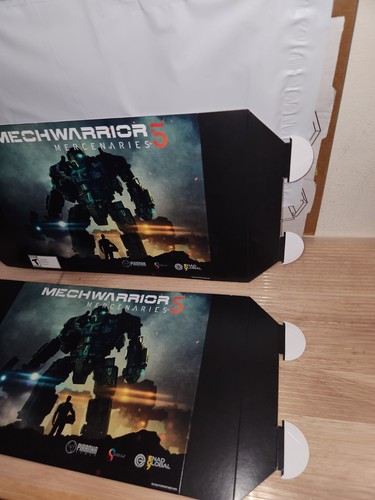 Mechwarrior 5: Mercenaries Advertising Displays (Lot Of 2) 18½"×9" - Bild 5 von 7