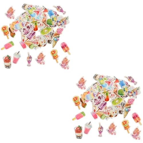  2 Pack Eisaufkleber Gepäckaufkleber Für Koffer Sammelalbum Handwerk