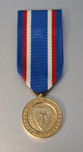 Miniature State Guard Association of Texas - Gold with Moiré or Plain Ribbon