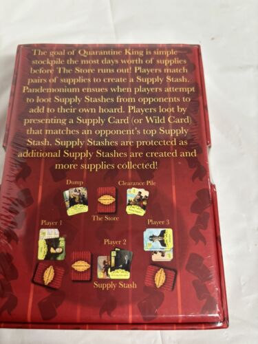 Quarantine King Card Game 2020 Fledgling Brothers Neu & Sealed - Bild 2 von 2