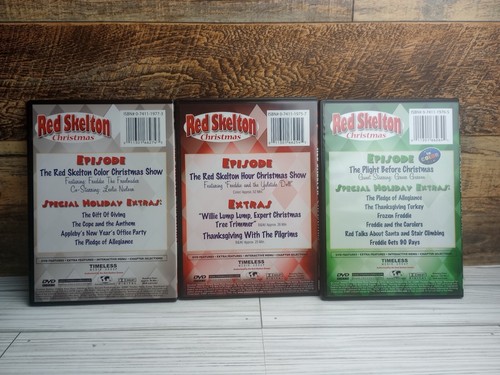 Red Skelton Holiday Collection 3 DVD Set 2006 Pre-Owned - Foto 7 di 12