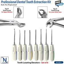 Dental Luxating Elevators PDL Extracting Extraction Forceps for Upper Roots 